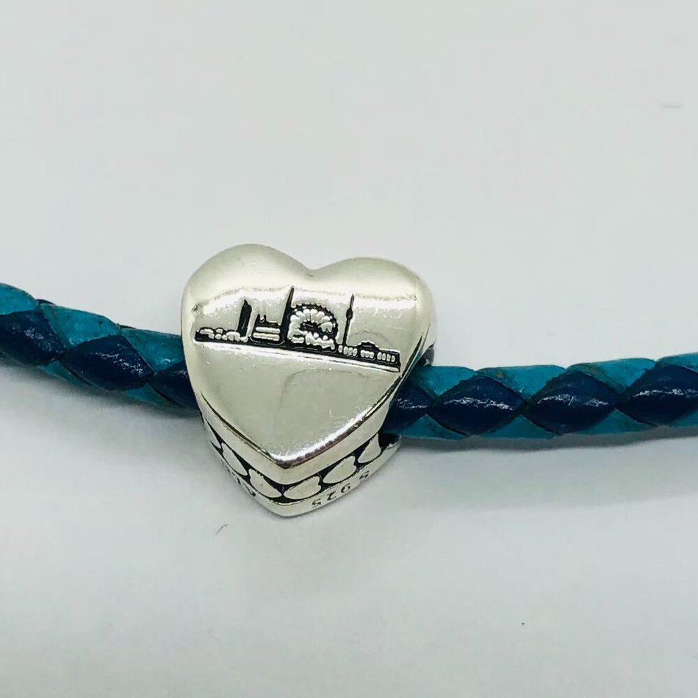 ✨✨Pandora Wien Skyline Herz Charm Vienna Skyline Charm